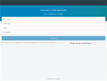Tablet Screenshot of il.linkedin.com