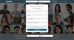 Desktop Screenshot of cl.linkedin.com