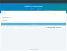 Tablet Screenshot of cl.linkedin.com