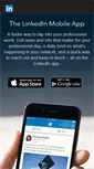 Mobile Screenshot of mobile.linkedin.com