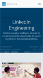 Mobile Screenshot of engineering.linkedin.com