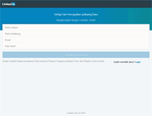 Tablet Screenshot of id.linkedin.com