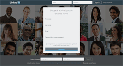 Desktop Screenshot of br.linkedin.com