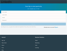 Tablet Screenshot of fi.linkedin.com