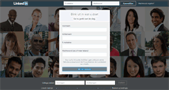 Desktop Screenshot of nl.linkedin.com