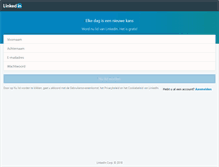 Tablet Screenshot of nl.linkedin.com