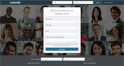 Desktop Screenshot of kz.linkedin.com